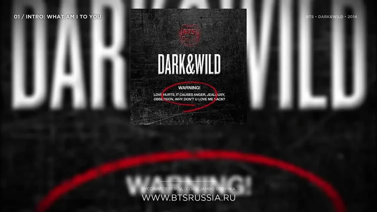 BTS — Intro: What Am I to You | Русский перевод | DARK & WILD (2014)